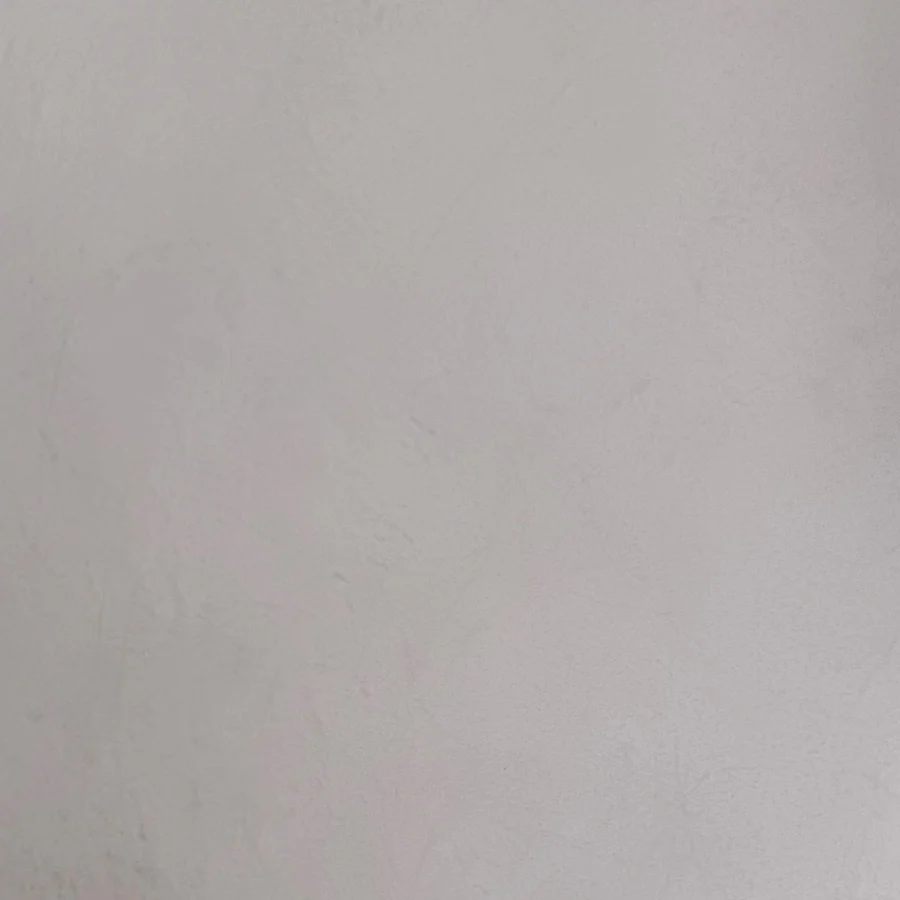 White tadelakt shower wall